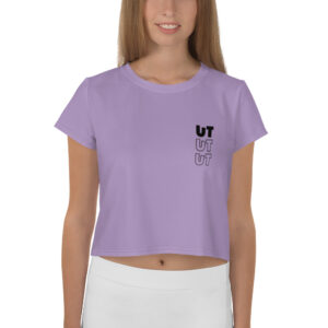 UT All-Over Print Crop Tee