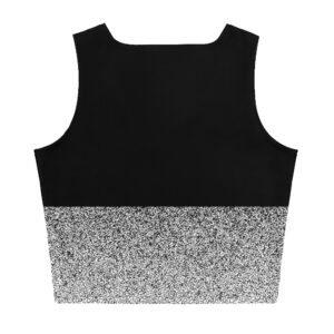 UT Black & White Crop Top