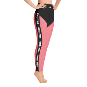 UNQ-TMY Black & Pink Yoga Leggings