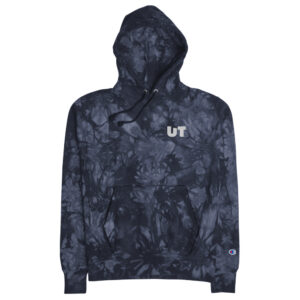 UT Embroidered Unisex Champion Tie-dye Hoodie