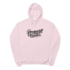 Progress Not Perfection Unisex Fleece Hoodie